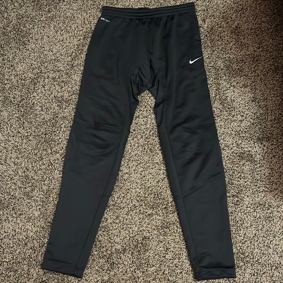 Nike Pants Mens Medium Nike Drifit Dark Grey Joggers Poshmark